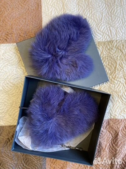 Варежки меховые Alla Pugacheva