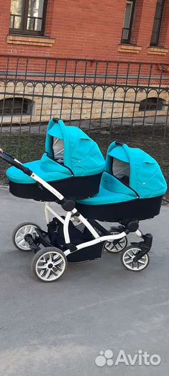 Коляска 2 в 1 для двойни или погодок