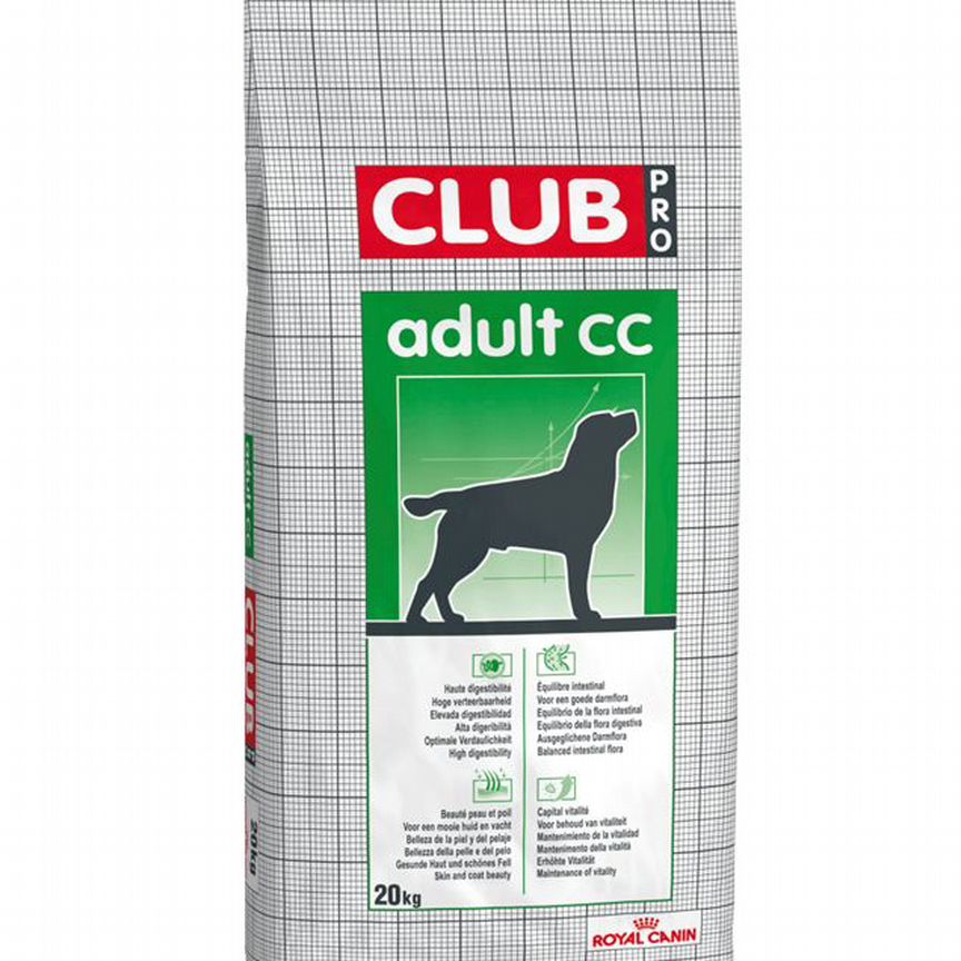 Royal Canin Club Adult CC 20кг