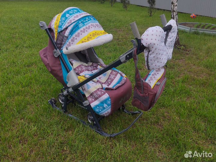 Санки-коляска