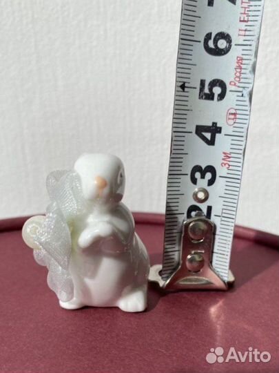 Зайчик кролик фарфоровый