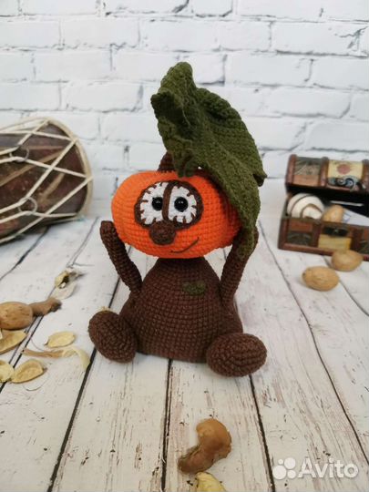 Интерьерная игрушка тыковка