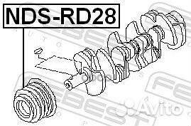 Шкив коленвала RD28 ndsrd28 Febest