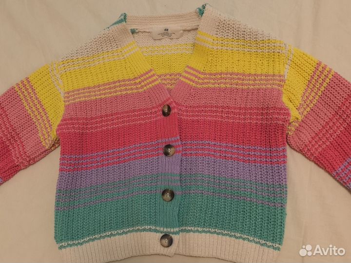 Кофта на пуговицах для девочки