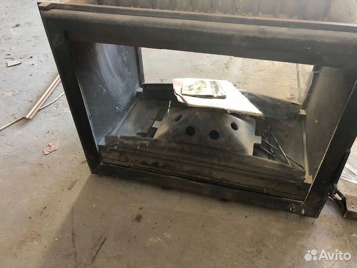 Каминная топка чугунная