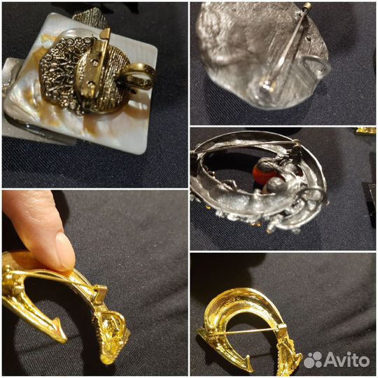 Брошки подвески