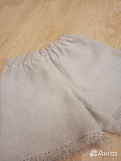 Шорты льняные женские, р.44