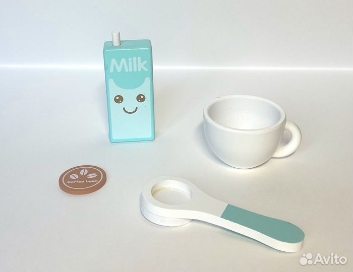 Детский деревянный набор Кофемашина