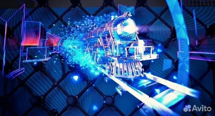 Голографический 3D-вентилятор LED