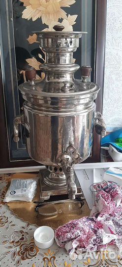 Самовар на углях 19 века