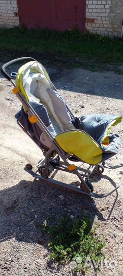 Коляска санки