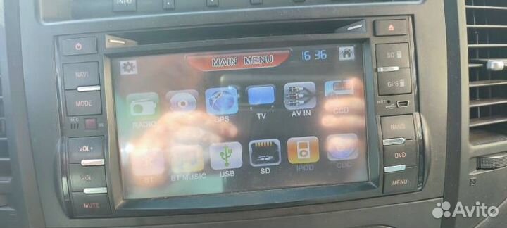 Магнитола 2 din с рамкой на паджеро 4