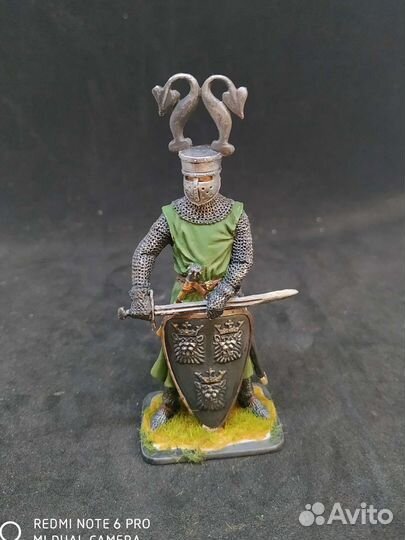 Оловянная миниатюра 54 мм Рыцарь-меннизингер