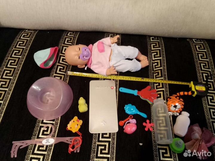 Пупс с аксессуарами+ кроватка