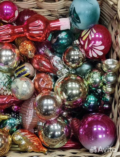 Елочные игрушки новогодние из СССР