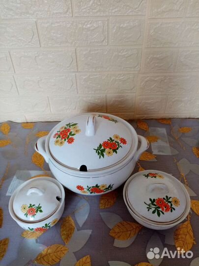 Супница и соусницы, посуда СССР