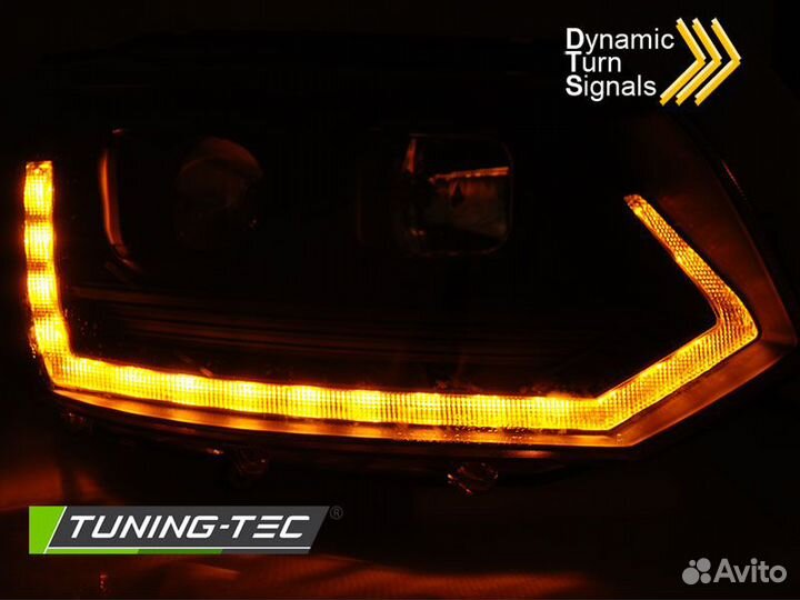 VW T5 2009-2015 Фары led tube light T6 look