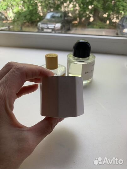 Гипсовый подсвечник ручной работы