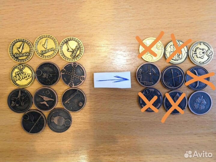 Коллекционные фигурки монетки магнеты