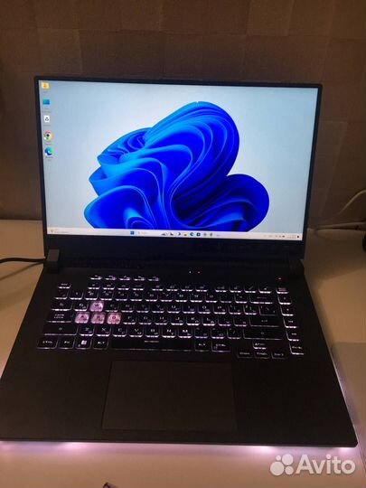 Ноутбук 15.6 asus ROG Strix G15 G513RM-HQ163