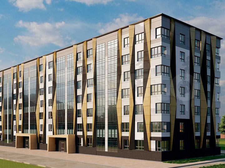 1-к. квартира, 50,7 м², 4/7 эт.