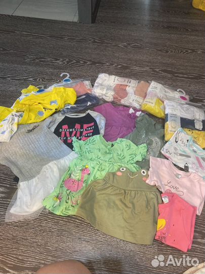 Детские вещи пакетом на девочку 56-74