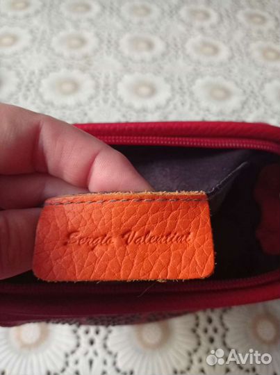 Косметичка натуральная кожа