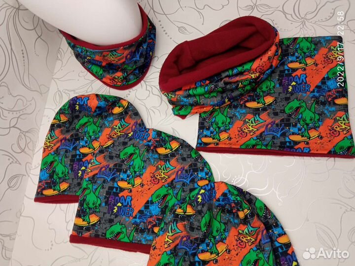 Шапка и снуд для мальчика