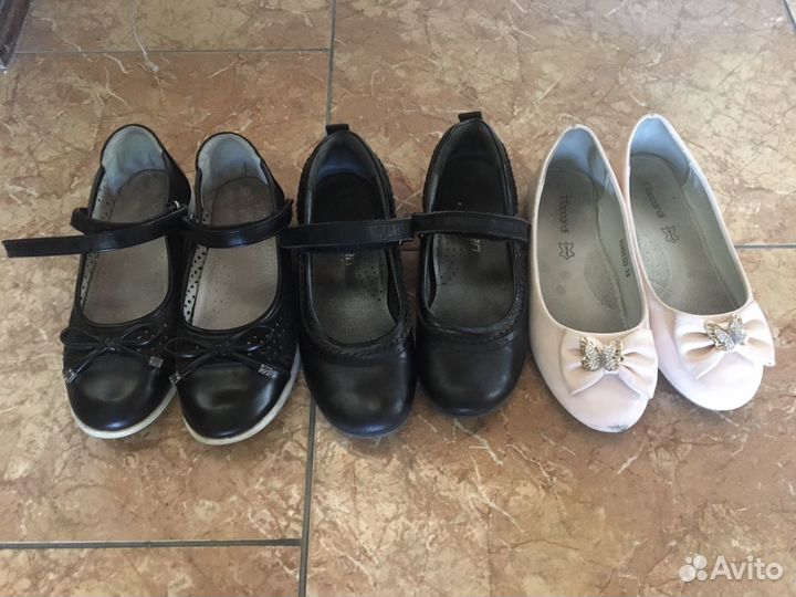 Школьные туфли и балетки р33 для девочки