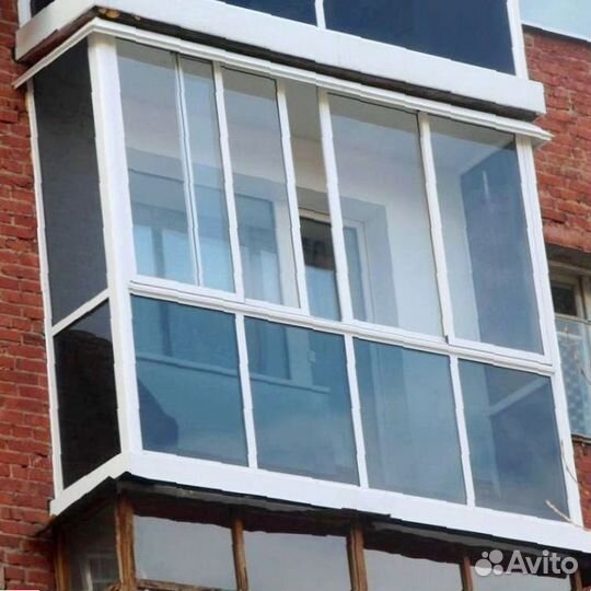 Остекление балконов KBE