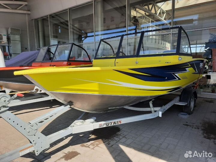 Алюминиевая моторная лодка Триера 515 fish pro