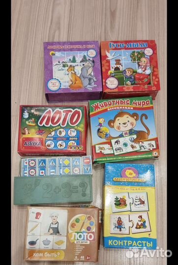 Настольные игры, пазлы