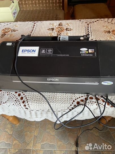 Цветной струйный принтер epson stylus т26