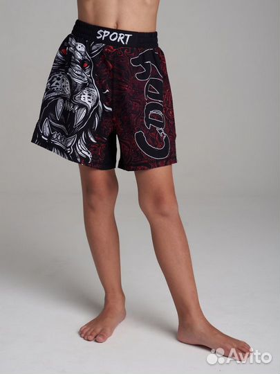 Шорты детские для мма cody lundin CL16215 lion RED