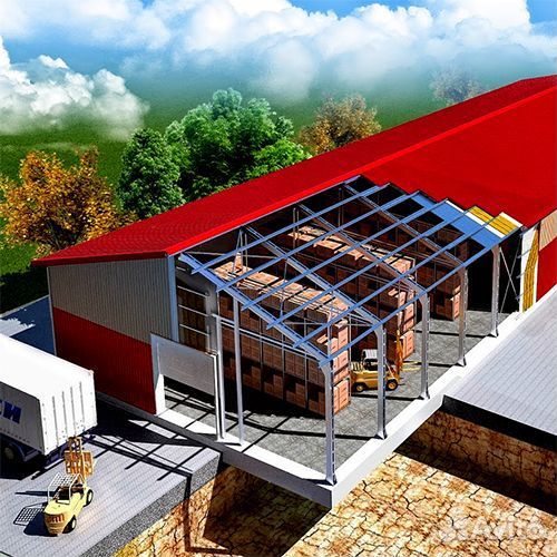 Ангар производственный комплекс сто