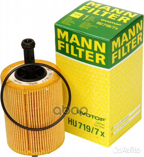 Фильтр масл. (элемент) ECO hu719/7x mann-filter