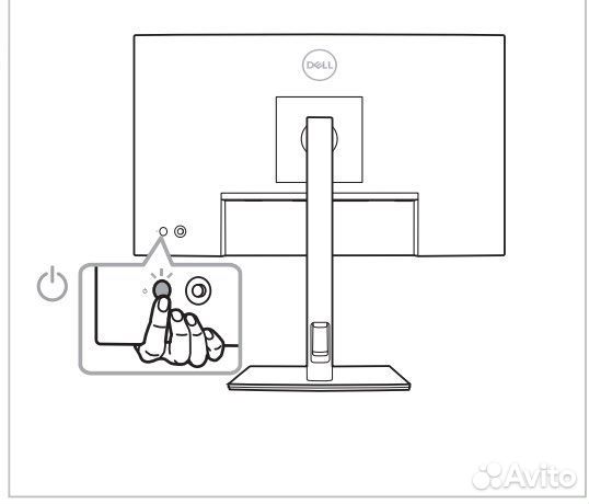 Монитор Dell 24 P2422H в коробке