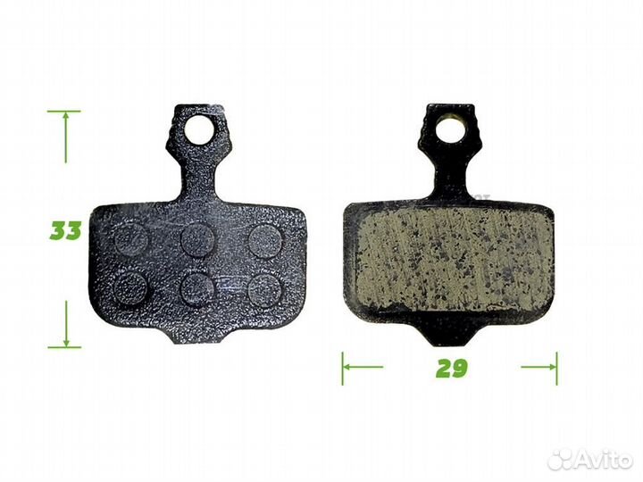 Колодки тормозные велосипедные №18 (5410)