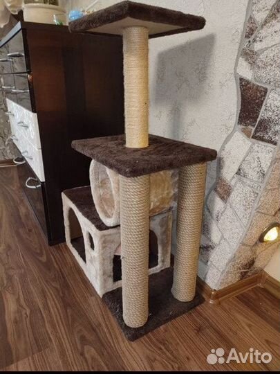 Ремонт когтеточек для кошек (перетяжка столбиков)