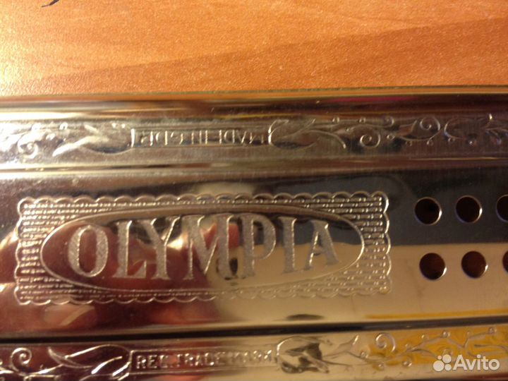 Губная гармошка olympia (гдр) двухсторонняя