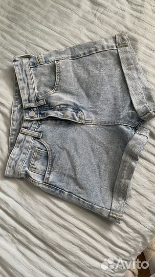 Шорты джинсовые pull bear