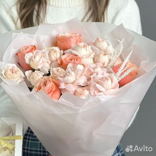 Букет из нежных роз