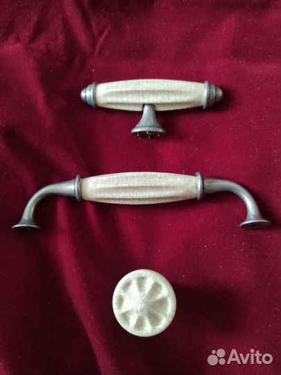 Мебельные ручки керамика