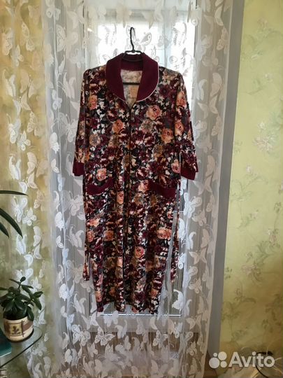 Халат велюровый