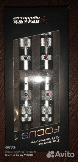 XLR RCA Oyaide -Genesis, Focus, бананы srbn