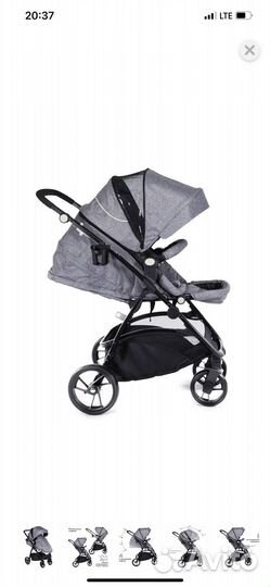 Коляска прогулочная Babyton Urban Grey