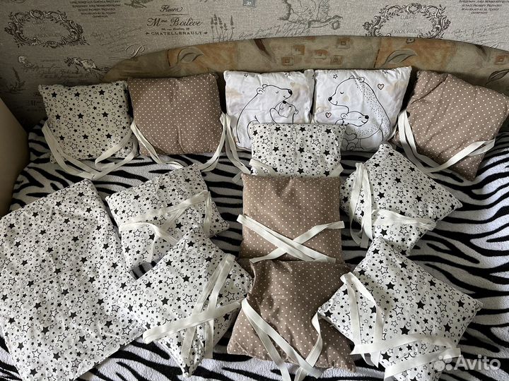 Бортики в детскую кроватку