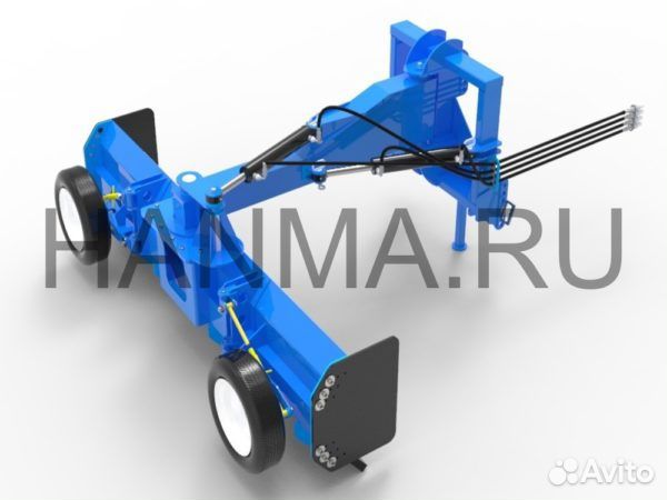 Грейдерный отвал с гидравлическим разворотом на мт