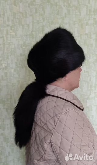 Шапка женская меховая натуральный мех (лиса)