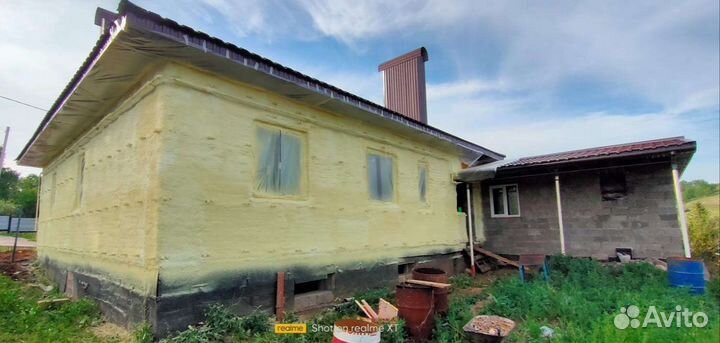 Утепление пенополиуретаном/ппу-напыление/заливка